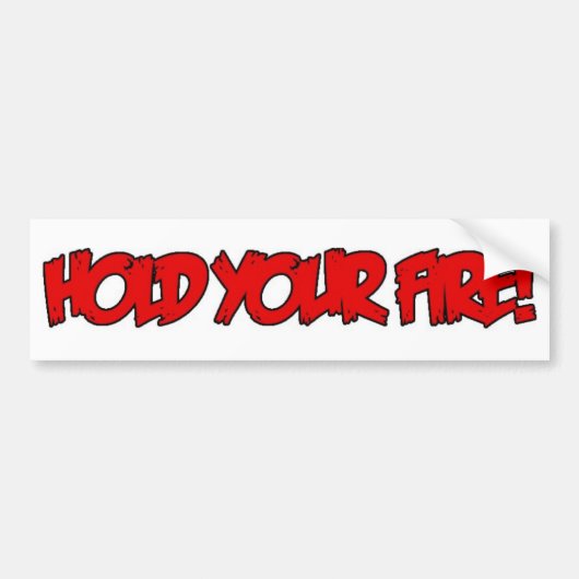HYF! Bumpersticker White (Voorkant)