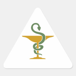 HYGEIA DRIEHOEK STICKER