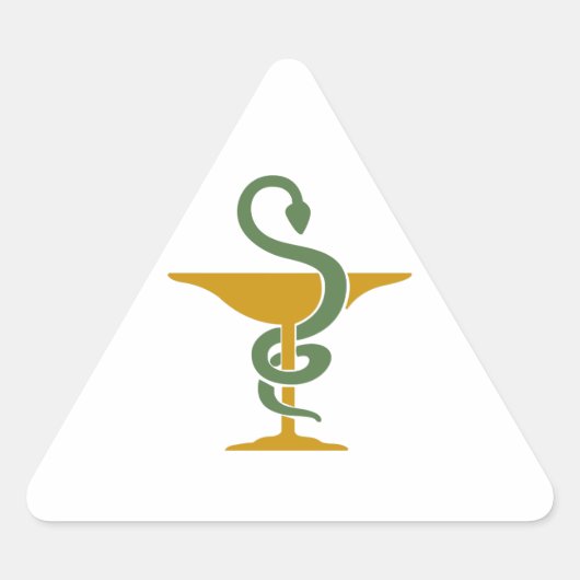 HYGEIA DRIEHOEK STICKER (Voorkant)