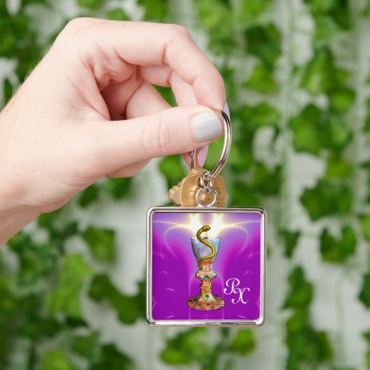 HYGEIA, GENEESMIDDEL, FARMACY MONOGRAM SLEUTELHANGER (Hand)