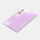 HYGEIA, GENEESMIDDEL, FARMACY Roze Lila Post-it® Notes (Schuin)