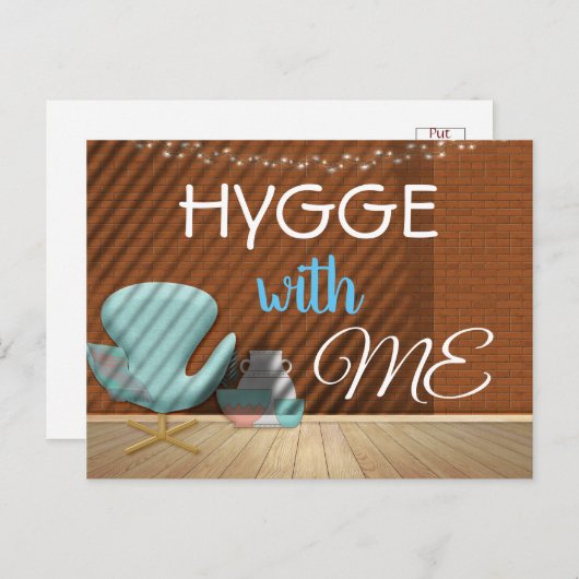 HYGGE avec moi Cosy Zen Invitation (Devant / Derrière)