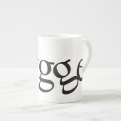 Hygge Black and White Specialty Mug (Devant droit)