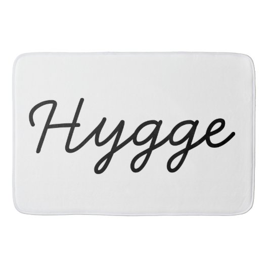Hygge Black Elegant Badmat (Voorkant)