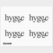 Hygge Black en White Sticker (Vel)