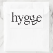 Hygge Black en White Sticker (Tas)