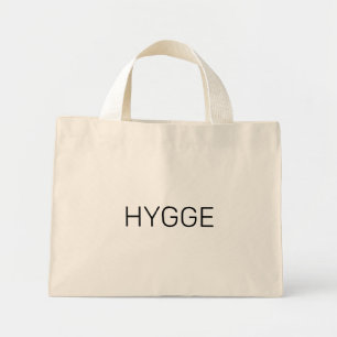 Hygge Black Mini Tote Bag