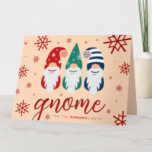 Hygge Christmas Gnome voor de Feestdagen Sneeuwvlo Kaart