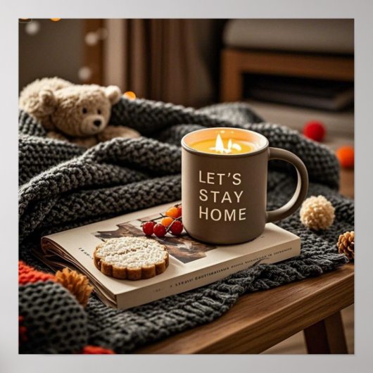 Hygge Cosy Night Vier gezellige avonden Poster (Voorkant)