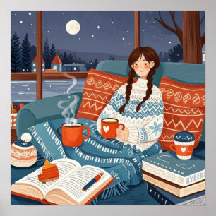 Hygge Cosy Night _ Vier gezellige nachten Poster