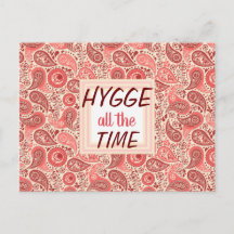 HYGGE de hele tijd Cozy Pink Paisley