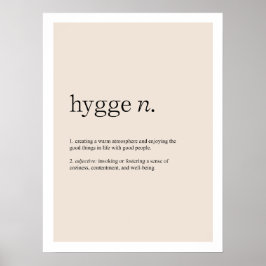 Hygge Definition Art Print
