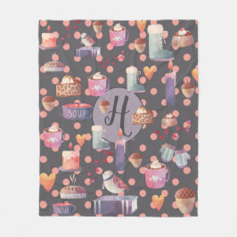 Hygge Dekens - Cosy Life Monogram Waterverf Art