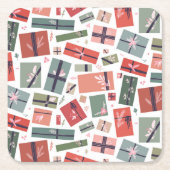 Hygge geschenken vierkante kartonnen onderzetter (Voorkant)