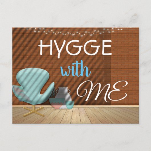 HYGGE met ME Cozy Zen Invitation Briefkaart (Voorkant)