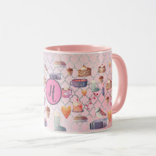 Hygge Mugs Cosy Life Personnalisé Folkart Rose