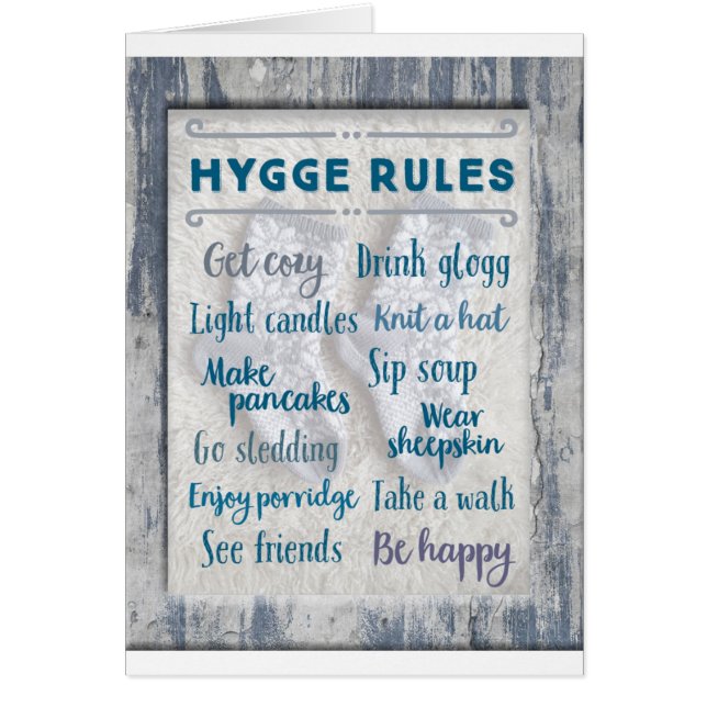 Hygge regels (Voorkant)