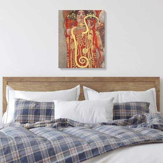Hygieia door Gustav Klimt Canvas Afdruk (Insitu (Slaapkamer))