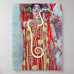 Hygieia door Gustav Klimt Poster