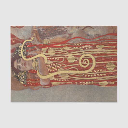 Hygieia door Gustav Klimt Tissuepapier (Voorkant)