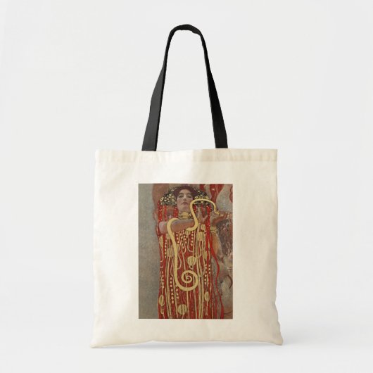 Hygiëne door Gustav Klimt, Art Nouveau Tote Bag (Voorkant)