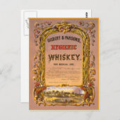 Hygiënische whisky: 1860 - Briefkaart (Voorkant / Achterkant)
