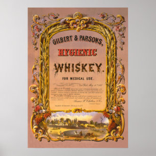 Hygiënische whisky: 1860 - Poster
