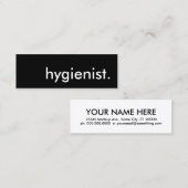 hygiënist. mini visitekaartje (Voorkant / Achterkant)