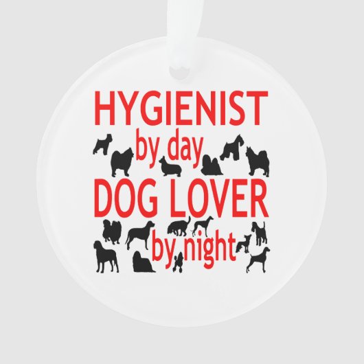 Hygiéniste Amoureux des chiens en rouge (devant)