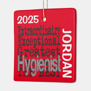 Hygiëniste Buitengewoon DOUANE Keramisch Ornament