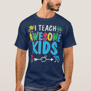 Hyhy I Teach Geweldige Kinder Autism Awareness Spe T-shirt