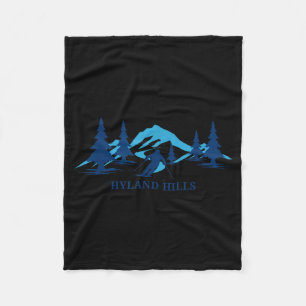 Hyland hills minnesota skioord skiën skiler fleece deken