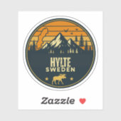 Hylte, Zweden Sverige Sticker (Vel)