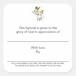 Hymische Borden bij waardebepaling van Vierkante Sticker