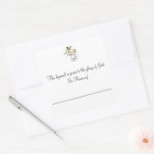 Hymische Borden ter ere van Vierkante Sticker (Envelop)