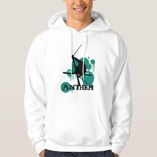 HYMNE de sweat - shirt à capuche de ski (Devant)