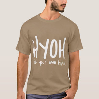 HYOH volg je eigen wandeling vintage T-shirt