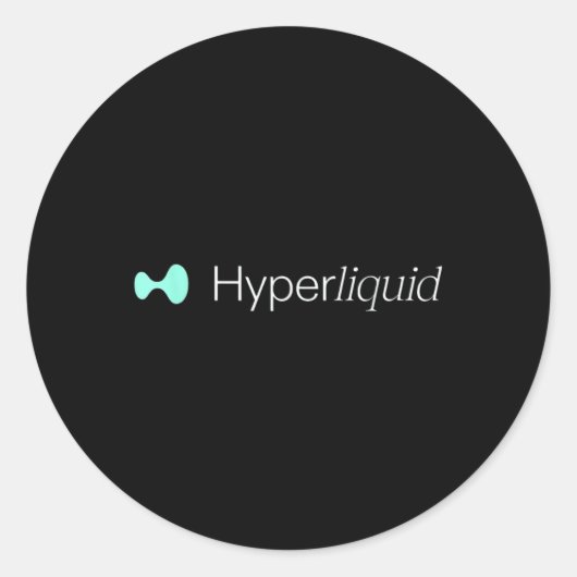 Hype Hyperliquid Kaspa Cardano Virtuals Solana Cry Ronde Sticker (Voorkant)