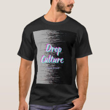 Hype Streetwear T-shirt noir unisexe Drop