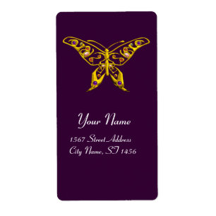 HYPER BUTTERFLES Paars Violet Etiket