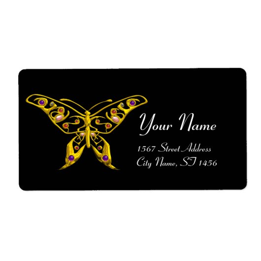 HYPER BUTTERFLY Black Etiket (Voorkant)