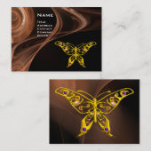 HYPER BUTTERFLY- helder, zwart-wit Visitekaartje (Voorkant / Achterkant)