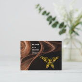 HYPER BUTTERFLY- helder, zwart-wit Visitekaartje (Staand voorkant)
