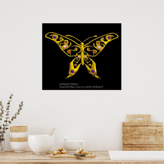 HYPER BUTTERFLY POSTER (Keuken)