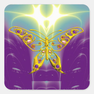 HYPER BUTTERFLY VIERKANTE STICKER