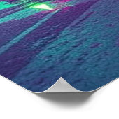 Hyper Car dans Neon et Smoke Wall Art Poster (Coin)