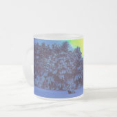 Hyper Color Winter Matglas Koffiemok (Voorkant links)