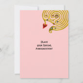 HYPER DOOLHOF ,roze Kaart (Achterkant)