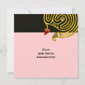 HYPER DOOLHOF , zwart en roze Kaart (Achterkant)