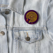 HYPER LABIRINTH RONDE BUTTON 5,7 CM (In situ)